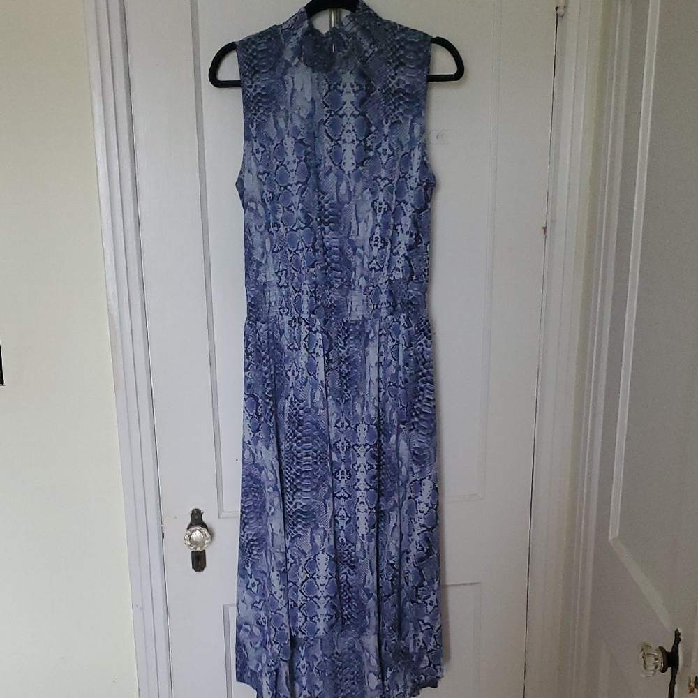 Blue Sleeveless Dress